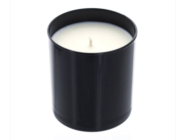 Black tumbler candle