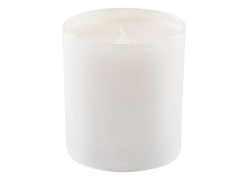 White tumbler candle